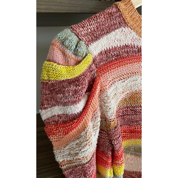 Ulla Johnson Odie Striped Crochet Sweater, Size 00 to 0 - Picture 7 of 16